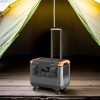 portable power station with solar panel