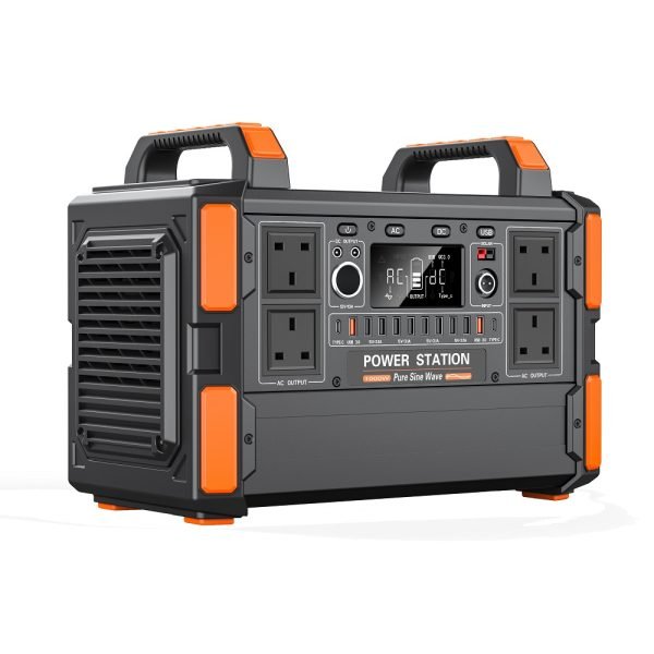 portable power station with solar panel
